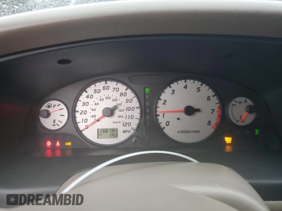 2004 Nissan Pathfinder SE with VIN JN8DR09Y44W911455, listed as a Copart auction lot 48134835 with 198,794 mi miles and Salvage title. Bid and sale history available at DreamBid. Image 9.