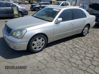 2002 Lexus LS 430 z VIN JTHBN30FX20063219, wystawiony jako Copart lot #59538005 z przebiegiem 190 392 mil mil oraz Czysty tytuł • Clean title. Historia ofert i sprzedaży dostępna na DreamBid. Obrazek 1.