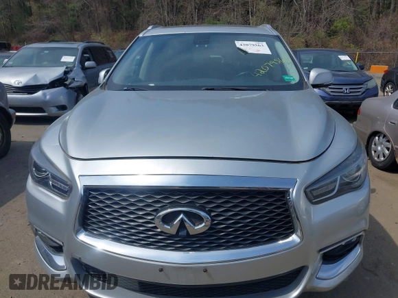 2017 Infiniti QX60 with VIN 5N1DL0MM8HC507403, listed as a IAAI auction lot 42079563 with 162,234 mi miles and . Bid and sale history available at DreamBid. Image 6.