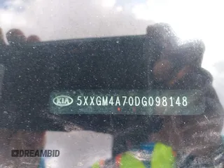 2013 Kia Optima LX z VIN 5XXGM4A70DG098148, wystawiony jako IAAI lot #42352296 z przebiegiem 162 702 mil mil oraz . Historia ofert i sprzedaży dostępna na DreamBid. Obrazek 9.