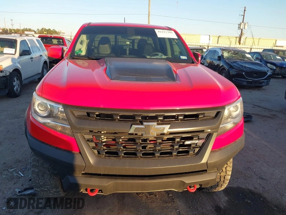 2018 Chevrolet Colorado 4WD ZR2 with VIN 1GCGTEEN7J1155034, listed as a IAAI auction lot 41157795 with 54,005 mi miles. Bid and sale history available at carsss.com. Image 12.
