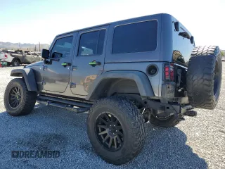 2014 Jeep Wrangler Unlimited Rubicon with VIN 1C4BJWFG8EL188494, listed as a Copart auction lot 46281415 with 171,532 mi miles and Salvage Title. Bid and sale history available at carsss.com. Image 2.