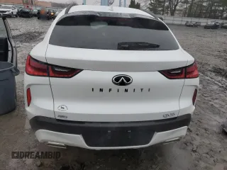 2025 Infiniti QX55 Sensory with VIN 3PCAJ5LR9SF100305, listed as a Copart auction lot 85075534 with 3,178 mi miles and Salvage Title. Bid and sale history available at DreamBid. Image 6.