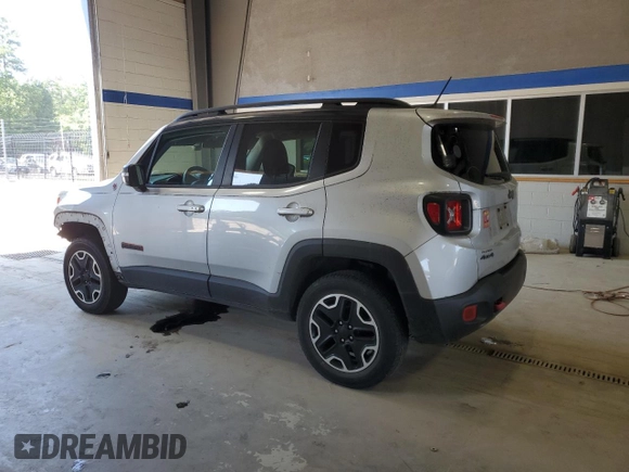 2016 Jeep Renegade Trailhawk with VIN ZACCJBCT3GPD16931, listed as a Copart auction lot 61857235 with 52,490 mi miles and Salvage title. Bid and sale history available at DreamBid. Image 2.