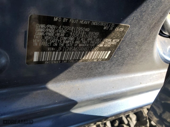 2010 Subaru Impreza Wagon i with VIN JF1GH6A69AH811480, listed as a Copart auction lot 42532875 with 143,770 mi miles and Salvage Title. Bid and sale history available at carsss.com. Image 14.