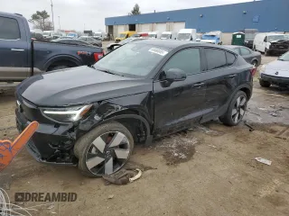 2023 Volvo C40 Ultimate with VIN YV4ED3GM5P2066575, listed as a Copart auction lot 44980045 with 18,436 mi miles and Salvage Title. Bid and sale history available at DreamBid. Image 1.