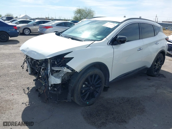 2023 Nissan Murano SV with VIN 5N1AZ2BS4PC114673, listed as a IAAI auction lot 41566274 with 38,793 mi miles. Bid and sale history available at carsss.com. Image 18.