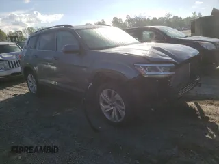 2021 Volkswagen Atlas SE with VIN 1V2JP2CA2MC559861, listed as a Copart auction lot 55724125 with 44,041 mi miles and Salvage title. Bid and sale history available at DreamBid. Image 4.