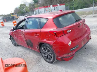 2018 Toyota Corolla iM with VIN JTNKARJE7JJ573943, listed as a IAAI auction lot 42080333 with 99,860 mi miles. Bid and sale history available at carsss.com. Image 3.