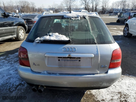 1999 Audi A4 with VIN WAUGD28D7XA057495, listed as a Copart auction lot 89338715 with 154,901 mi miles and Salvage Title. Bid and sale history available at carsss.com. Image 6.