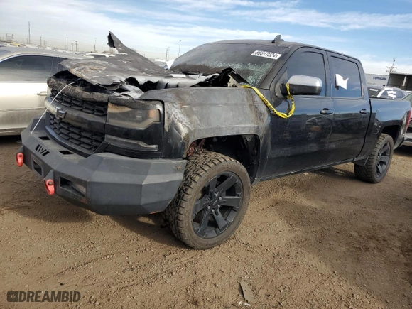 2017 Chevrolet Silverado 1500 LTZ with VIN 3GCUKSEJ0HG145376, listed as a Copart auction lot 85517024 with 0 mi miles and Non Repairable. Bid and sale history available at carsss.com. Image 1.