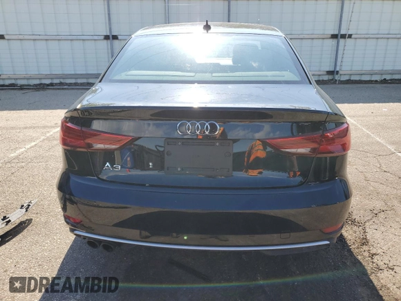 2017 Audi A3 Premium with VIN WAUAUGFF9H1048564, listed as a Copart auction lot 57215985 with Not provided miles and Salvage title. Bid and sale history available at DreamBid. Image 6.