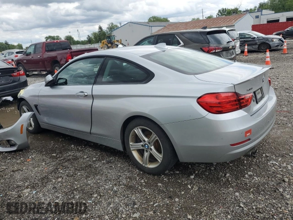 2015 BMW 4 Series 428i xDrive with VIN WBA3N5C55FK484681, listed as a Copart auction lot 57878905 with 41,723 mi miles and Salvage title. Bid and sale history available at DreamBid. Image 2.
