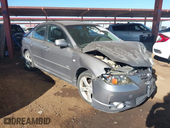 2006 Mazda 3 S Grand Touring with VIN JM1BK323361490383, listed as a IAAI auction lot 40833053 with 206,341 mi miles and . Bid and sale history available at DreamBid. Image 1.