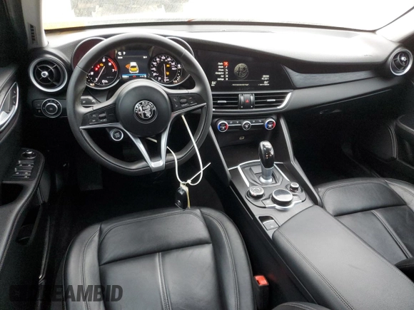 2017 Alfa Romeo Giulia with VIN ZARFAEBN4H7545818, listed as a Copart auction lot 49993395 with 79,889 mi miles and Clean Title. Bid and sale history available at carsss.com. Image 8.