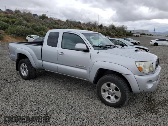 2005 Toyota Tacoma PreRunner with VIN 5TETU62NX5Z030725, listed as a Copart auction lot 56920335 with 262,379 mi miles and Salvage title. Bid and sale history available at DreamBid. Image 4.