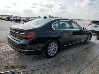 2020 BMW 7 Series 740i with VIN WBA7T2C03LGL17714, listed as a Copart auction lot 51473263 with 60,122 mi miles. Bid and sale history available at carsss.com. Image 3.
