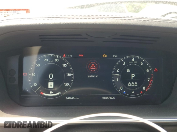 2019 Land Rover Range Rover HSE z VIN SALGS2SV5KA533139, wystawiony jako Copart lot #59111925 z przebiegiem 49 240 mil mil oraz Szkoda całkowita • Salvage title. Historia ofert i sprzedaży dostępna na DreamBid. Obrazek 9.