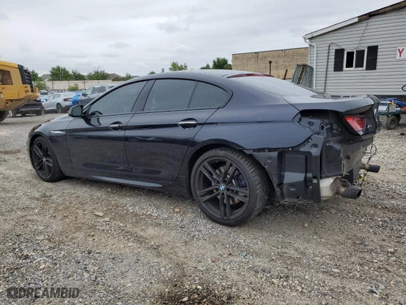 2014 BMW 6 Series 640i xDrive with VIN WBA6B8C51ED452692, listed as a Copart auction lot 72366124 with 123,101 mi miles and Salvage Title. Bid and sale history available at carsss.com. Image 2.