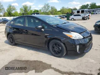 2012 Toyota Prius One with VIN JTDKN3DU7C1542171, listed as a Copart auction lot 55886075 with 171,112 mi miles and Clean Title. Bid and sale history available at DreamBid. Image 4.