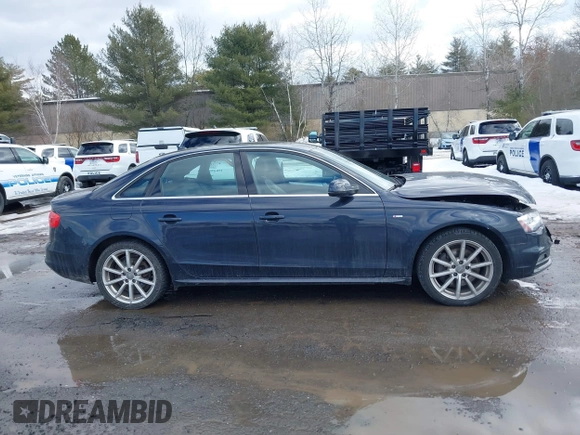 2014 Audi A4 Premium Plus with VIN WAUFFAFL7EN044343, listed as a IAAI auction lot 41636051 with 126,610 mi miles. Bid and sale history available at carsss.com. Image 13.
