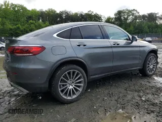 2021 Mercedes-Benz GLC 300 with VIN W1N0J8EB6MF919745, listed as a Copart auction lot 56663705 with 23,834 mi miles and Salvage title. Bid and sale history available at DreamBid. Image 3.