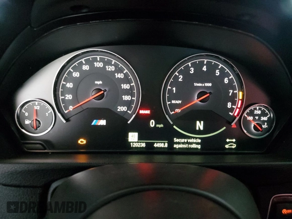2015 BMW M4 with VIN WBS3R9C59FK332331, listed as a Copart auction lot 39366133 with 120,236 mi miles. Bid and sale history available at carsss.com. Image 9.