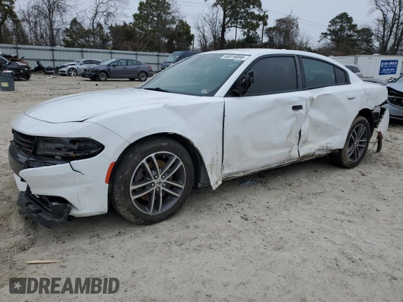 2019 Dodge Charger SXT with VIN 2C3CDXJG9KH756208, listed as a Copart auction lot 45816895 with 102,777 mi miles and Salvage Title. Bid and sale history available at DreamBid. Image 1.