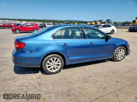 2015 Volkswagen Jetta SE with VIN 3VWD17AJ7FM272661, listed as a Copart auction lot 61285255 with 113,334 mi miles and Salvage title. Bid and sale history available at DreamBid. Image 3.
