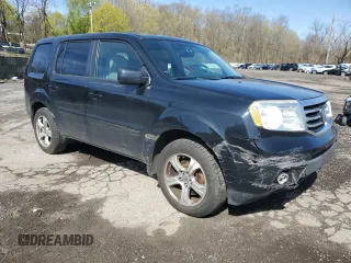 2014 Honda Pilot EX-L with VIN 5FNYF4H57EB002202, listed as a Copart auction lot 52979515 with 218,103 mi miles and Salvage Title. Bid and sale history available at carsss.com. Image 4.