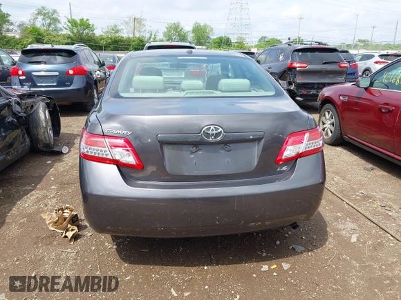 2011 Toyota Camry LE with VIN 4T4BF3EK9BR170891, listed as a IAAI auction lot 42181570 with 189,748 mi miles and . Bid and sale history available at DreamBid. Image 16.