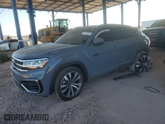 2023 Volkswagen Atlas SEL Premium R-Line z VIN 1V2FE2CA4PC224679, wystawiony jako Copart lot #83774634 z przebiegiem 5 661 mil mil oraz Szkoda całkowita • Salvage title. Historia ofert i sprzedaży dostępna na DreamBid. Obrazek 1.
