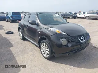 2013 Nissan Juke S with VIN JN8AF5MR1DT211984, listed as a IAAI auction lot 41612762 with 171,841 mi miles. Bid and sale history available at carsss.com. Image 1.