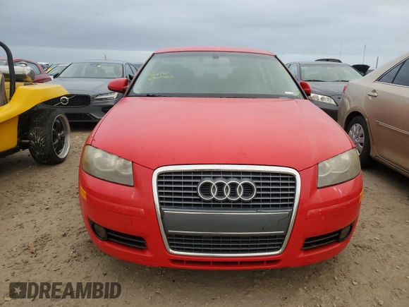 2008 Audi A3 with VIN WAUNF78P38A148371, listed as a Copart auction lot 76619424 with 0 mi miles and Salvage Title. Bid and sale history available at carsss.com. Image 5.