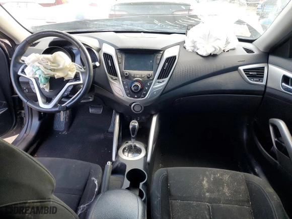 2017 Hyundai Veloster with VIN KMHTC6AD2HU314581, listed as a Copart auction lot 45744705 with 133,713 mi miles and Salvage Title. Bid and sale history available at carsss.com. Image 8.