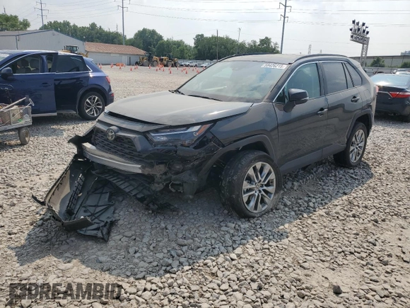 2022 Toyota RAV4 XLE Premium with VIN 2T3A1RFV7NC272235, listed as a Copart auction lot 59426215 with Not provided miles and Salvage title. Bid and sale history available at DreamBid. Image 1.