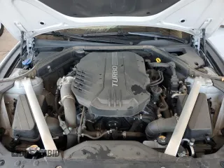 2022 Genesis G70 3.3T with VIN KMTG54TE6NU097060, listed as a Copart auction lot 61987105 with 21,878 mi miles and Salvage title. Bid and sale history available at DreamBid. Image 11.
