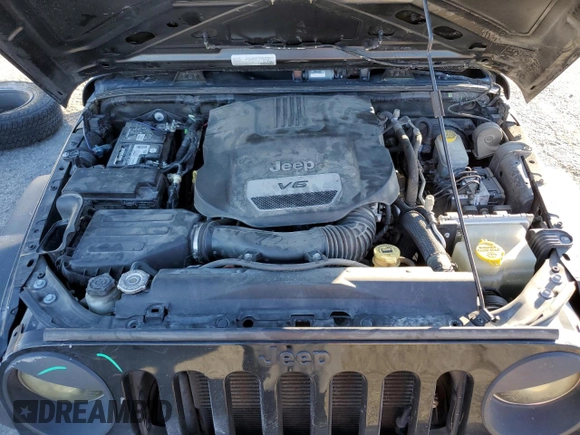 2018 Jeep Wrangler Unlimited Sport with VIN 1C4BJWDG7JL924709, listed as a Copart auction lot 42179335 with 78,918 mi miles and Salvage Title. Bid and sale history available at DreamBid. Image 12.