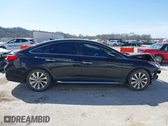 2016 Hyundai Sonata Sport with VIN 5NPE34AF3GH309904, listed as a IAAI auction lot 41811864 with 176,212 mi miles and . Bid and sale history available at DreamBid. Image 14.