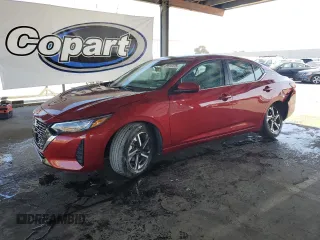 2024 Nissan Sentra SV z VIN 3N1AB8CV7RY336285, wystawiony jako Copart lot #59615475 z przebiegiem 25 622 mil mil oraz Szkoda całkowita • Salvage title. Historia ofert i sprzedaży dostępna na DreamBid. Obrazek 1.