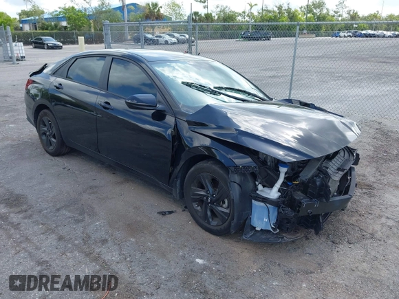 2023 Hyundai Elantra Blue z VIN KMHLM4AJ8PU043144, wystawiony jako IAAI lot #42357892 z przebiegiem 46 026 mil mil oraz . Historia ofert i sprzedaży dostępna na DreamBid. Obrazek 1.