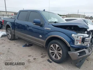 2019 Ford F-150 XL with VIN 1FTEW1C55KFD52654, listed as a IAAI auction lot 41641091 with 110,107 mi miles and . Bid and sale history available at DreamBid. Image 1.