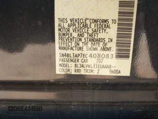 2014 Nissan Altima SL with VIN 1N4BL3AP7EC408083, listed as a IAAI auction lot 40978013 with 108,381 mi miles and . Bid and sale history available at DreamBid. Image 9.