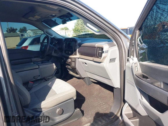 2021 Ford F-150 XL with VIN 1FTFW1E86MKD57397, listed as a IAAI auction lot 42174774 with 59,227 mi miles and . Bid and sale history available at DreamBid. Image 5.