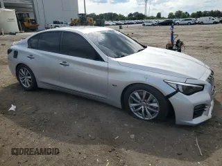 2017 Infiniti Q50 Signature Edition с VIN JN1EV7AR1HM831222, выставлен на аукционе Copart как лот 56303285 с пробегом 107 585 миль миль и Списание • Salvage title. История ставок и продаж доступна на DreamBid. Изображение 4.