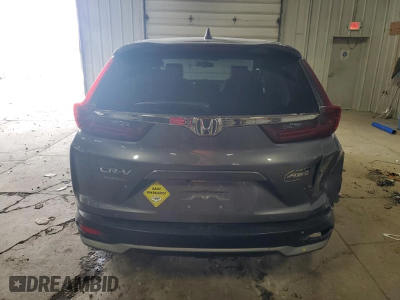 2021 Honda CR-V EX with VIN 5J6RW2H58ML004894, listed as a Copart auction lot 46391245 with 112,889 mi miles and Salvage Title. Bid and sale history available at carsss.com. Image 6.