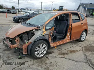 2010 Honda Fit Sport with VIN JHMGE8H4XAS021447, listed as a Copart auction lot 49431955 with 202,545 mi miles and Salvage Title. Bid and sale history available at carsss.com. Image 1.