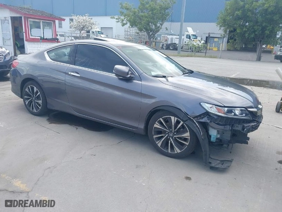 2016 Honda Accord Coupe EX-L with VIN 1HGCT2B87GA007231, listed as a IAAI auction lot 41925384 with 1 mi miles. Bid and sale history available at carsss.com. Image 1.