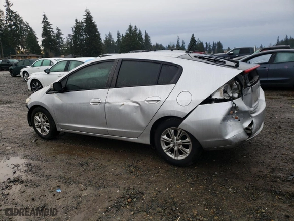 2010 Honda Insight EX with VIN JHMZE2H75AS029519, listed as a Copart auction lot 46543405 with 264,049 mi miles and Salvage Title. Bid and sale history available at carsss.com. Image 2.