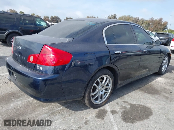 2005 Infiniti G35 with VIN JNKCV51E65M207822, listed as a IAAI auction lot 42245799 with 159,007 mi miles and . Bid and sale history available at DreamBid. Image 4.